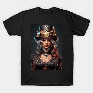 Steampunk Woman No.2 T-Shirt